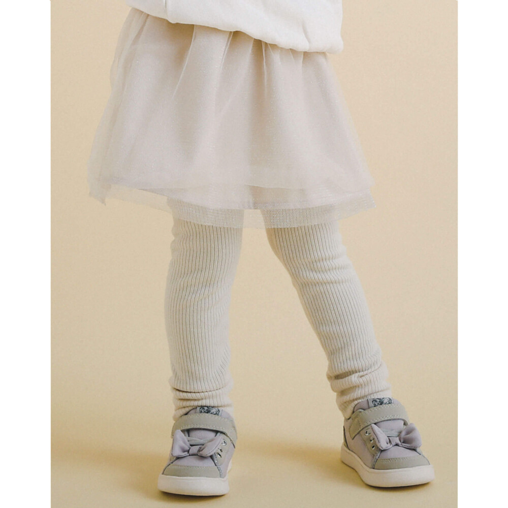 キラキラ ラメ チュール ウエスト リボン スカッツ (80~120cm)(80cm オフホワイト): ボトム-子供服べべの公式通販サイト 「BEBE MALL」 キラキラ ラメ チュール ウエスト リボン スカッツ (80~120cm)(80cm オフホワイト): ボトム-子供服べべの公式通販サイト 「BEBE MALL」