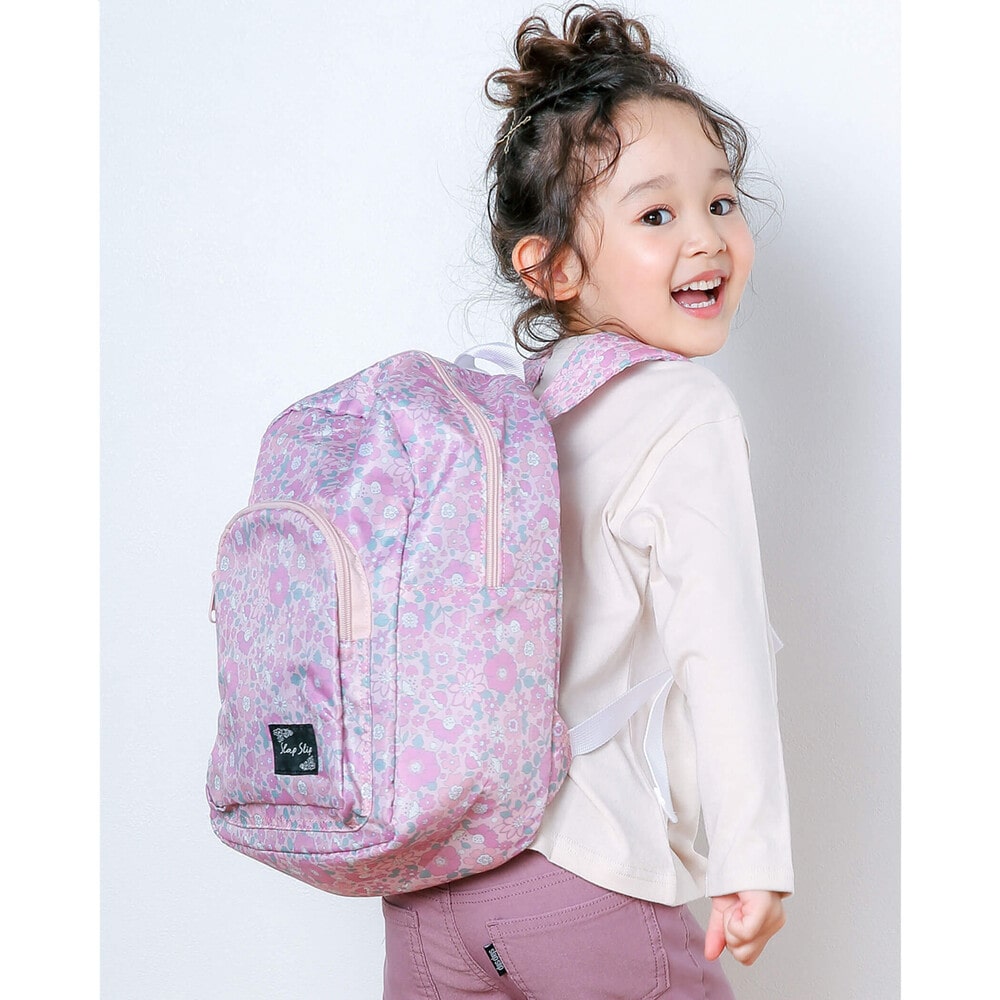 花柄 リュック S M S ピンク系 グッズ 子供服べべの公式通販サイト Bebe Mall