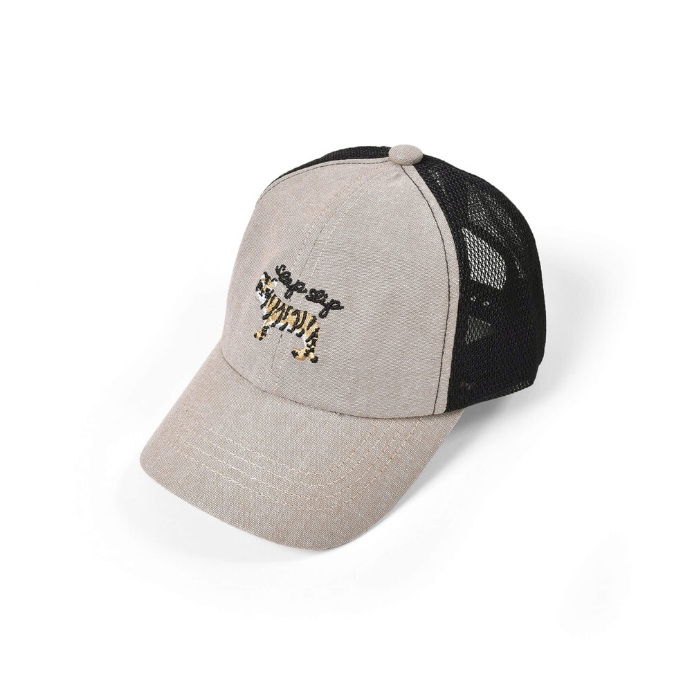 トラ 昆虫 ワンポイント 刺繍 キャップ 52 54cm S 52cm ベージュ グッズ 子供服べべの公式通販サイト Bebe Mall