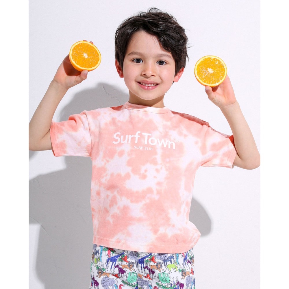 タイダイ染め 天竺 Tシャツ 80 130cm 80cm オレンジ系 トップス 子供服べべの公式通販サイト Bebe Mall タイダイ染め 天竺 Tシャツ 80 130cm 80cm オレンジ系 トップス 子供服べべの公式通販サイト Bebe Mall