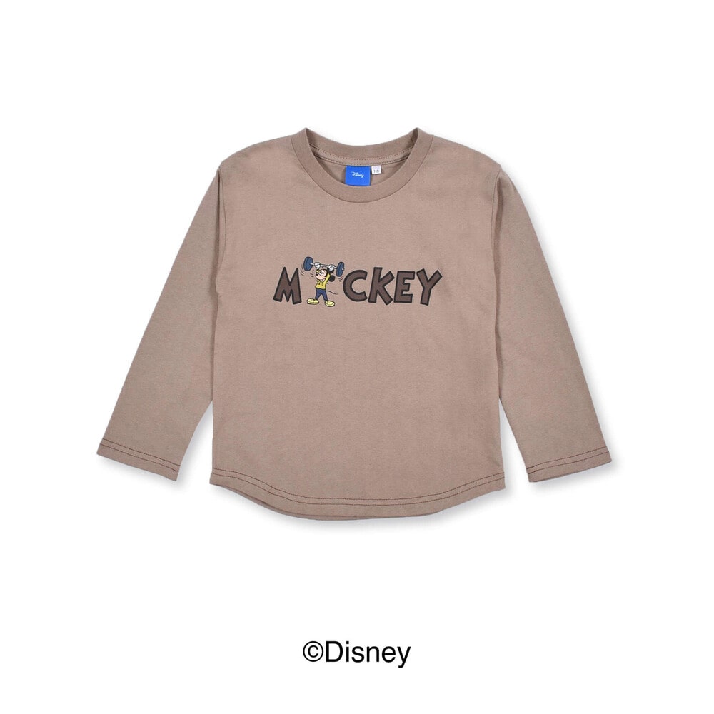 Disney ミッキーマウス ロゴ コミック 長袖 Tシャツ 80 130cm 80cm オフホワイト 子供服べべの公式通販サイト Bebe Mall