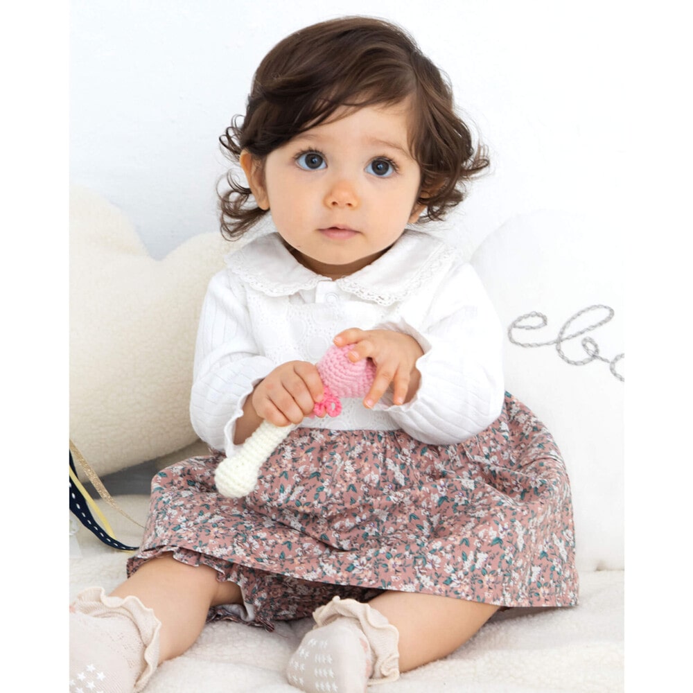 レース 切り替え 花柄 ノースリーブ ワンピース ブルマ セット ﾜﾝｻｲｽﾞ 70 80cm ピンク系 新生児 ベビー 子供服べべの公式通販サイト Bebe Mall