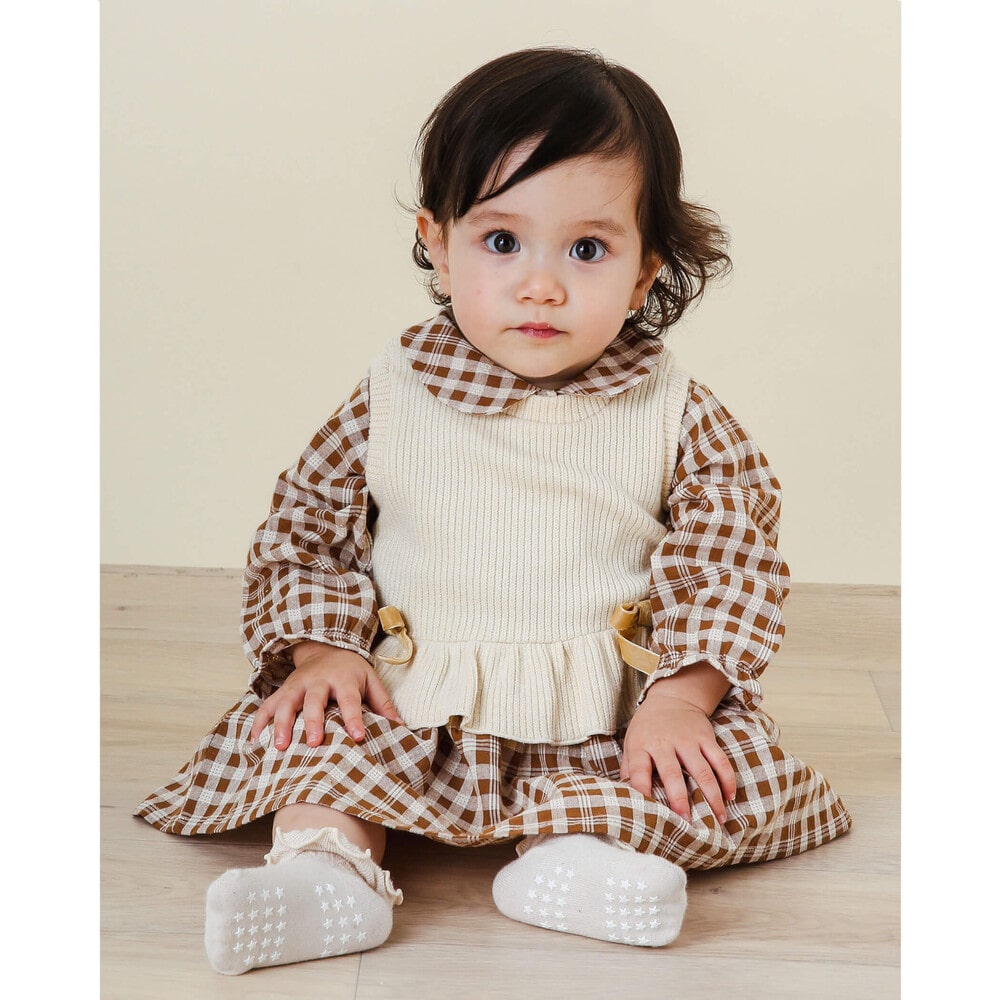 チェック柄 ロンパース ニット ベスト セット 70 80cm 80cm ブラウン系 新生児 ベビー 子供服べべの公式通販サイト Bebe Mall チェック柄 ロンパース ニット ベスト セット 70 80cm 80cm ブラウン系 新生児 ベビー 子供服べべの公式通販サイト Bebe Mall