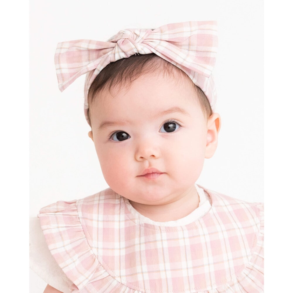 王冠 リボン スタイ ＋ ヘアバンド(ﾜﾝｻｲｽﾞ ピンク系): 新生児/ベビー-子供服べべの公式通販サイト 「BEBE MALL」