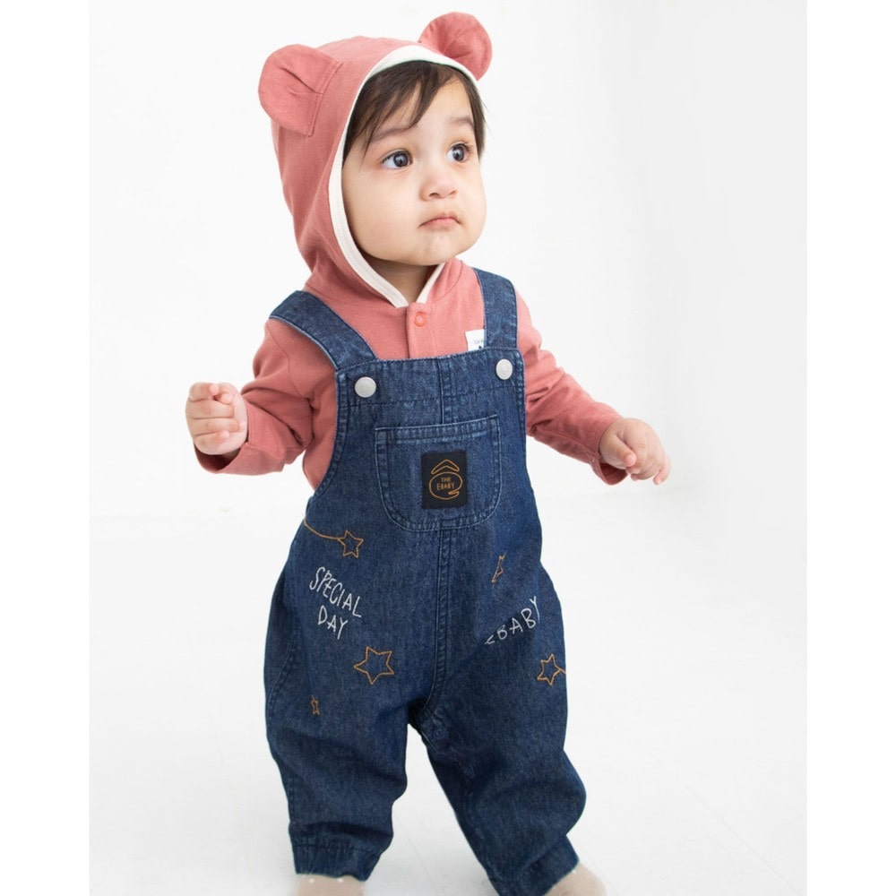 恐竜 クマ フード ロンパース 70 80cm 80cm オレンジ 新生児 ベビー 子供服べべの公式通販サイト Bebe Mall