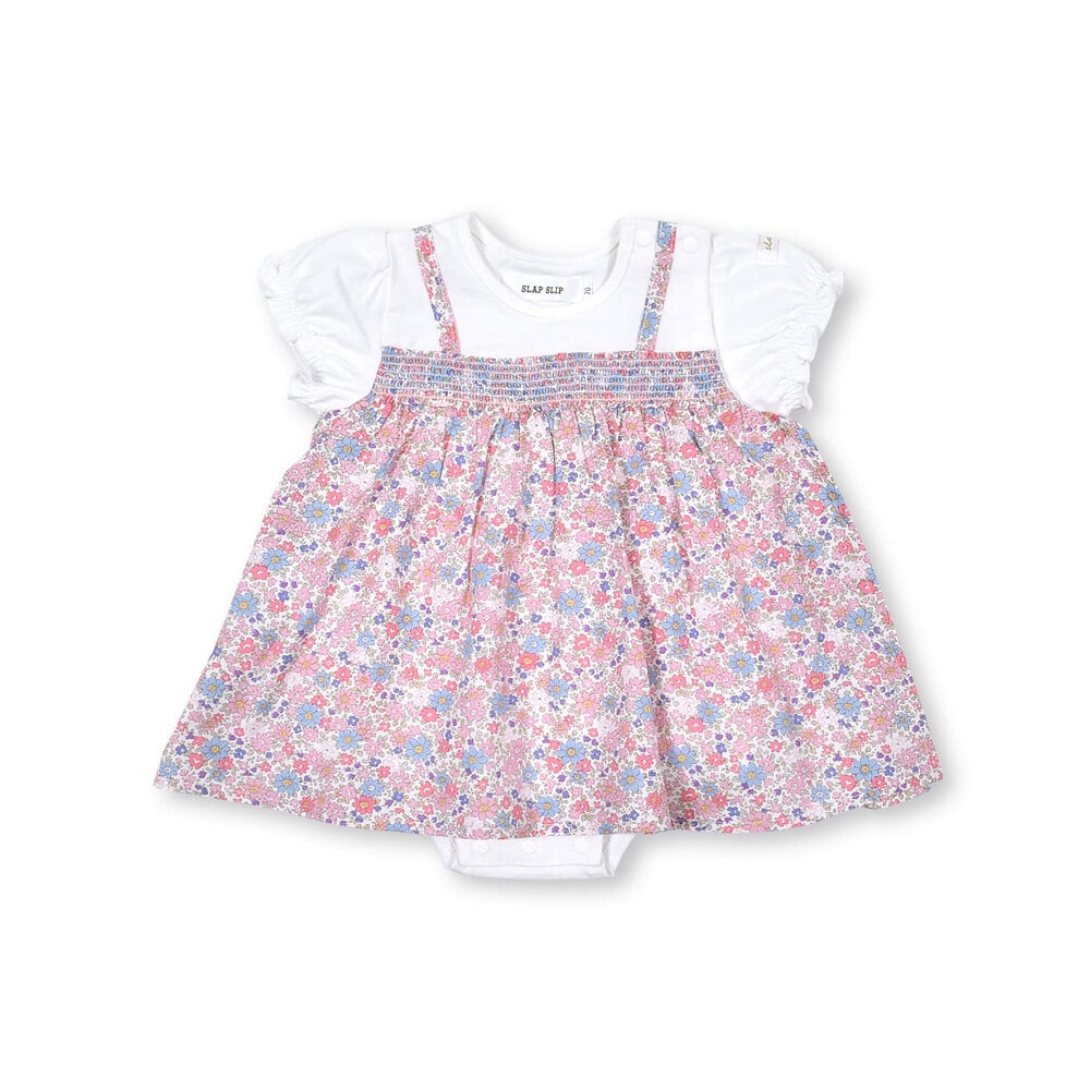 お揃い】花柄キャミソールドッキング半袖ロンパースベビー(70~80cm)(70cm イエロー系):  新生児/ベビー【女の子・男の子の子ども服と言えば】【お揃い】花柄キャミソールドッキング半袖ロンパースベビー(70~80cm)(70cm イエロー系):  新生児/ベビー【女の子・男の子の子ども ...