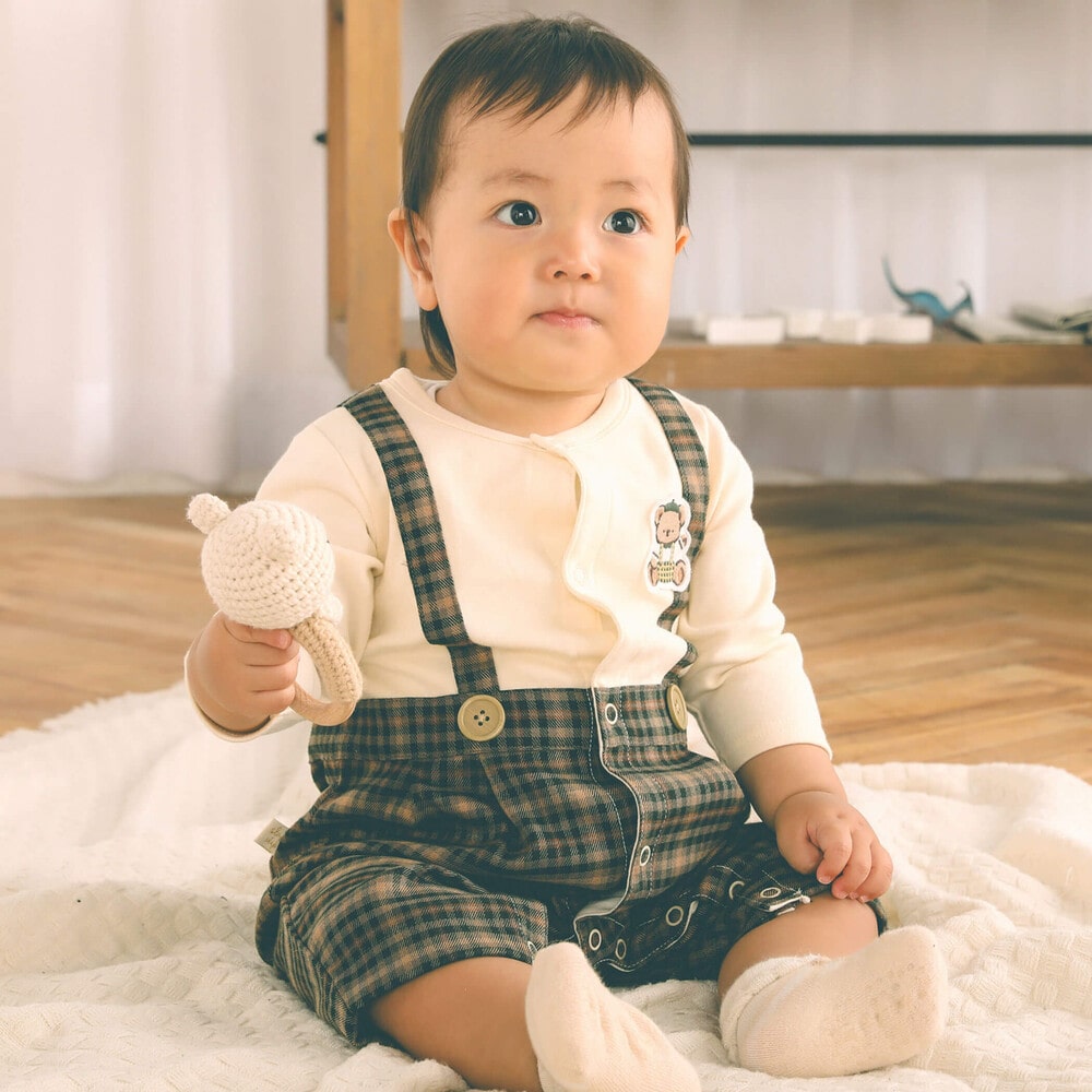 デニム風パンツ ショートパンツ 2点セット 秋冬 女の子 ベビー服