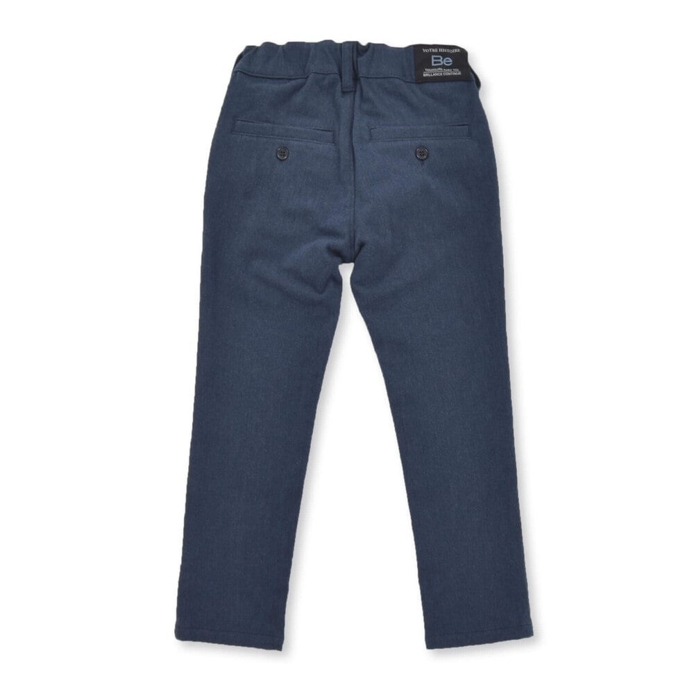 ウールライクストレッチスリムロングパンツ(90~150cm)(90cm