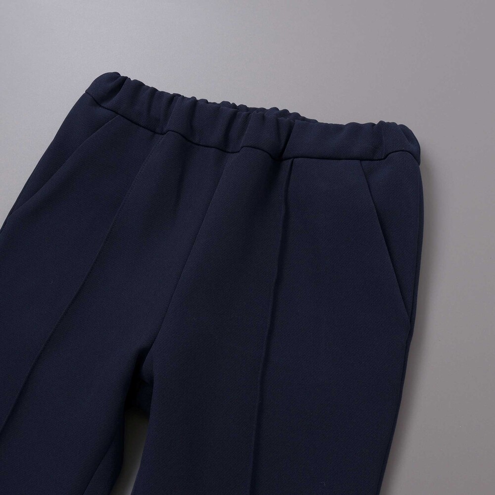 ダブルクロステーパードロングパンツ(110~160cm) ブラック 110cm