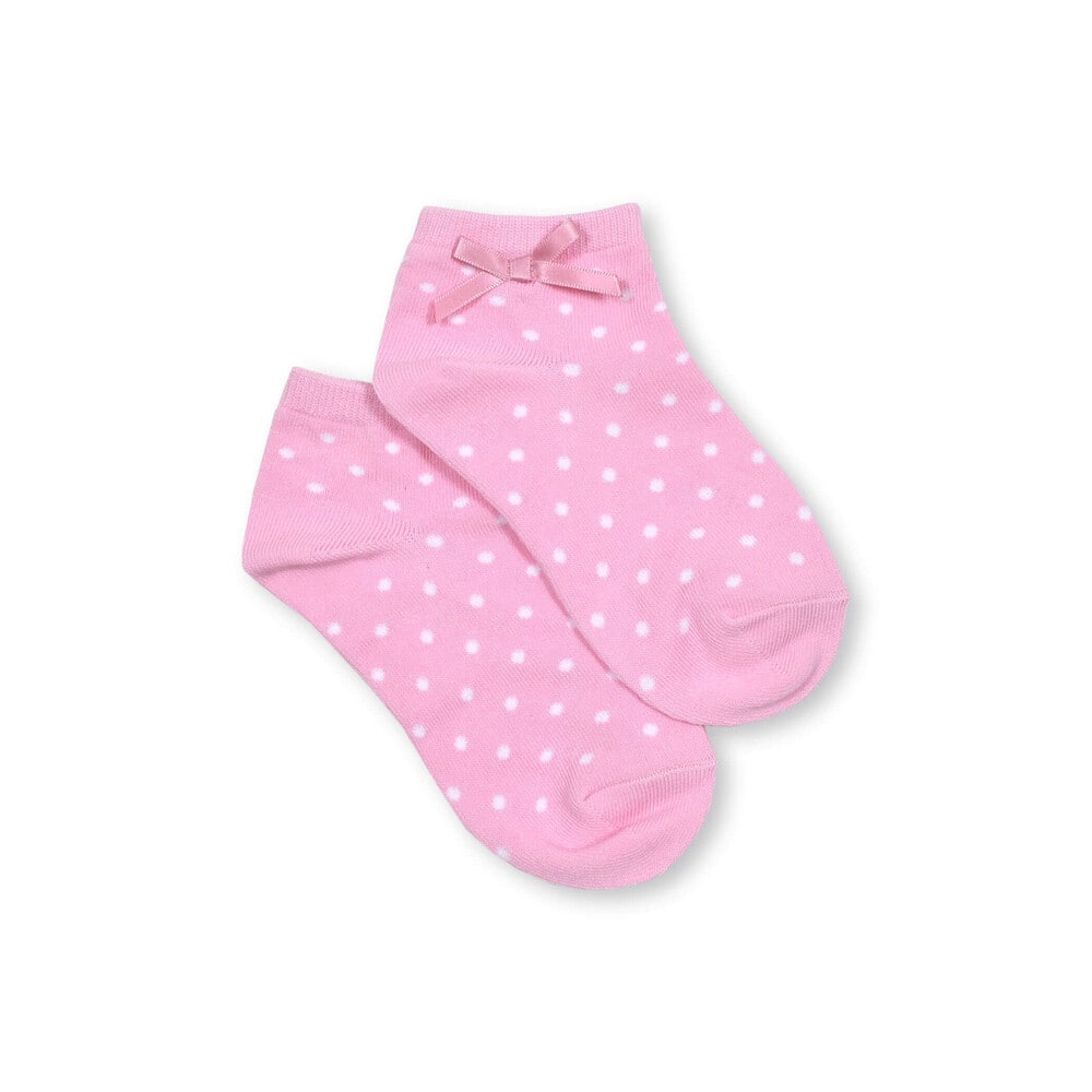 DOTリボンショートソックス(13~24cm)(13-15cm ブルー系): レッグ