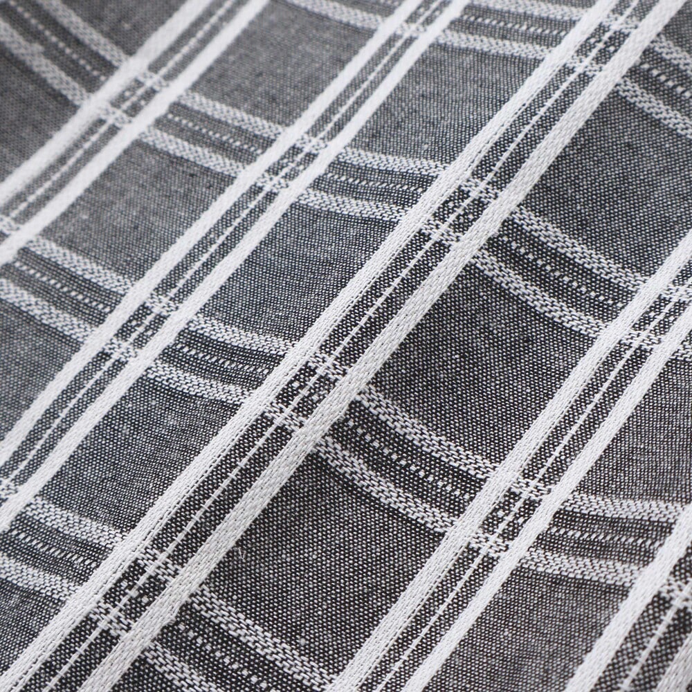 【限定商品】無地×チェックトップス+ショートパンツセットアップ(95~150cm) ブラック系 95cm