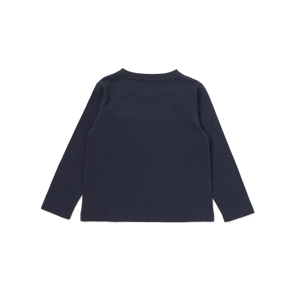 【限定商品】リボン長袖Tシャツ+キュロットセットアップ(95~150cm) ピンク系 95cm