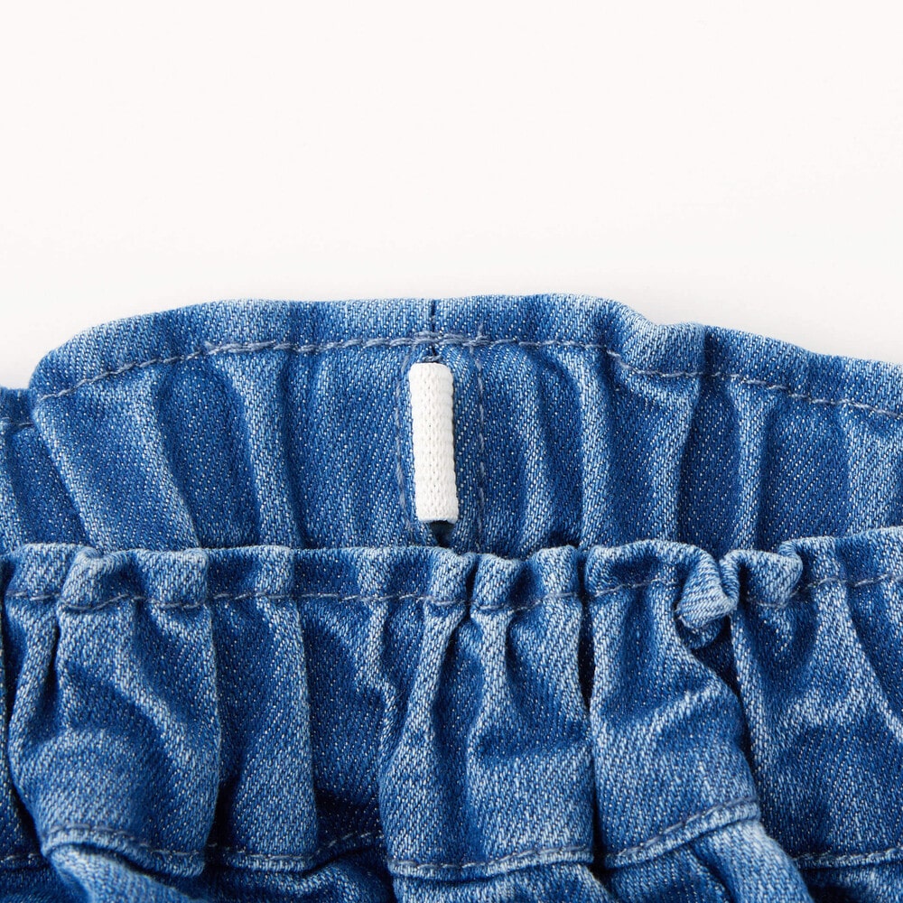 【限定商品】ストレッチデニムキュロットパンツ(95~160cm) 【LIMITED EDITION】 ブルー 95cm