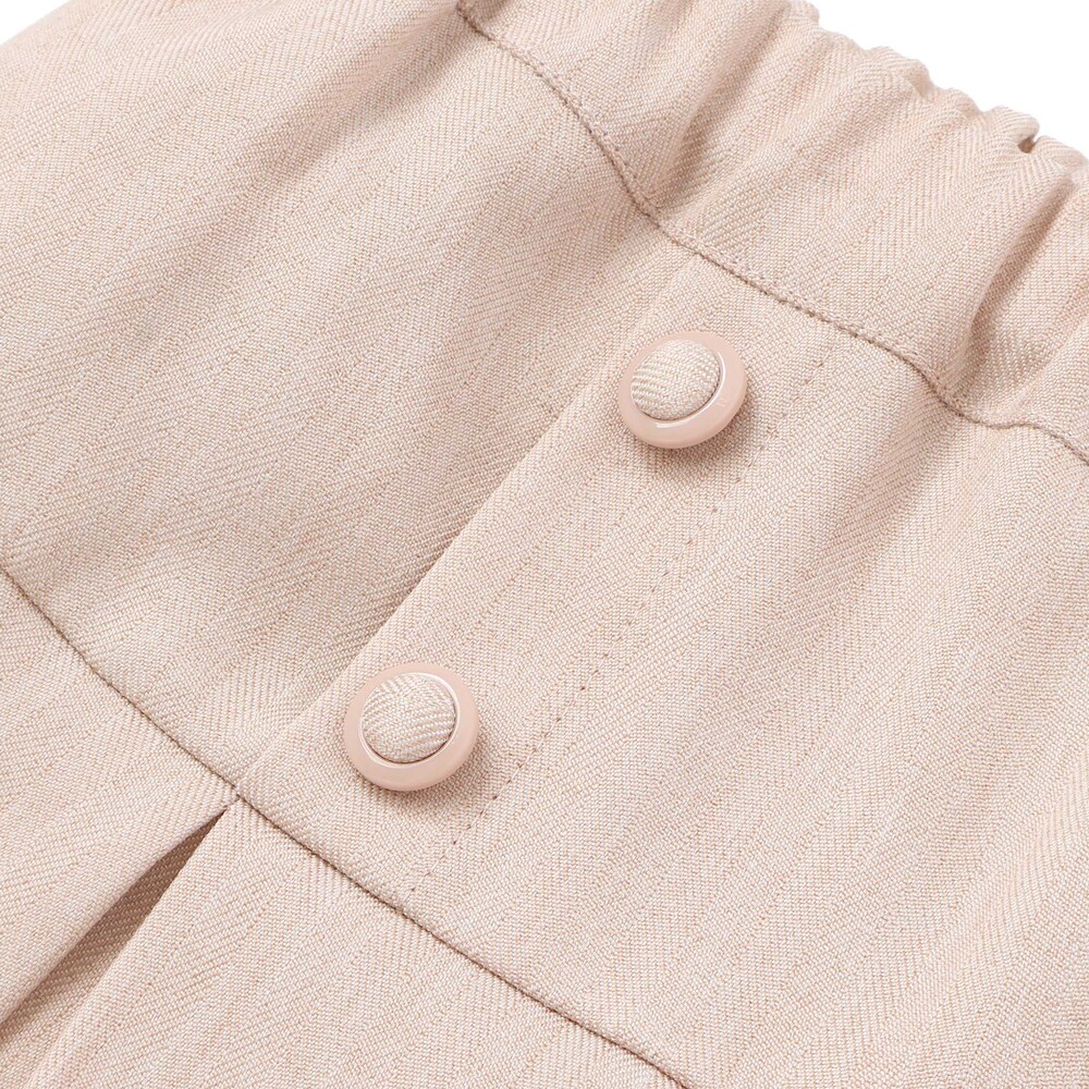 【限定商品】ヘリンボーンキュロットパンツ(95~150cm) グレー系 95cm