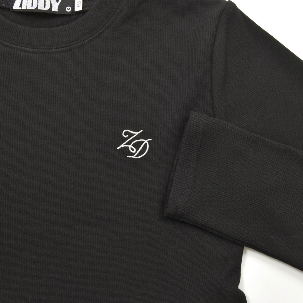 【 ニコ☆プチ 掲載 】ふんわりバルーン切り替えワンピース(130~160cm) ブラック系 130cm