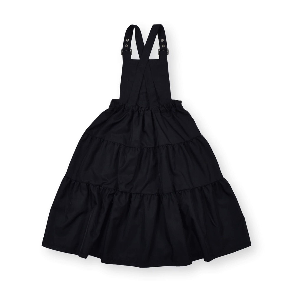 ティアード ジャンパースカート(130~160cm) ブラック 130cm