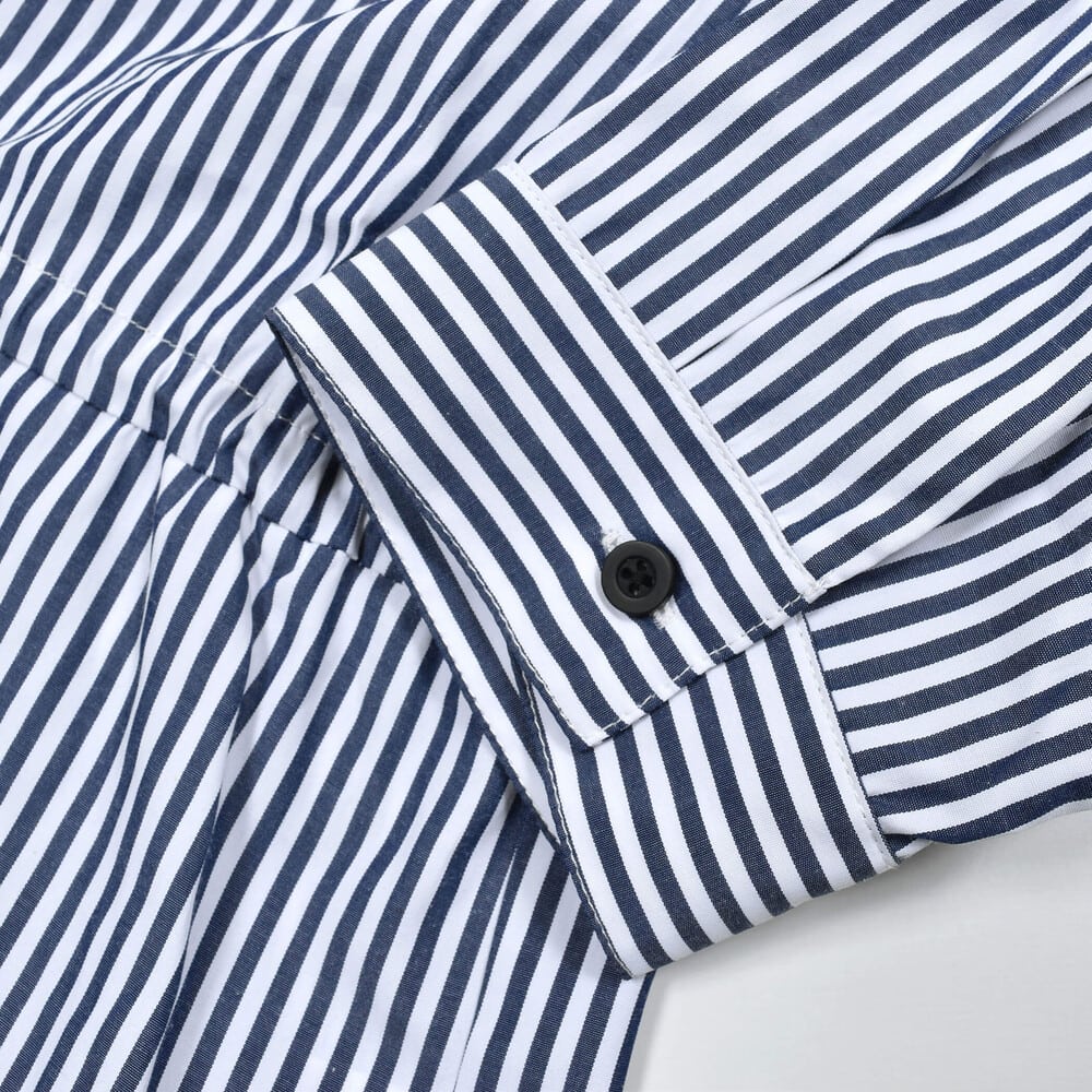 ウエストドロストドッキングシャツ(130~160cm)(130cm ネイビー系): トップス【べべモール公式】-子供服べべの公式通販サイト 「BEBE  MALL」