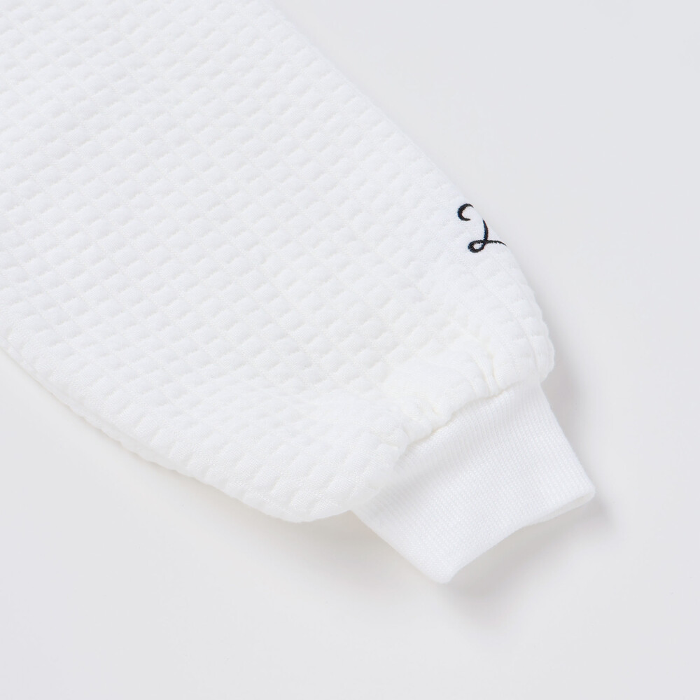 膨れジャガードトドロストトップス(130~160cm) ブラック 130cm