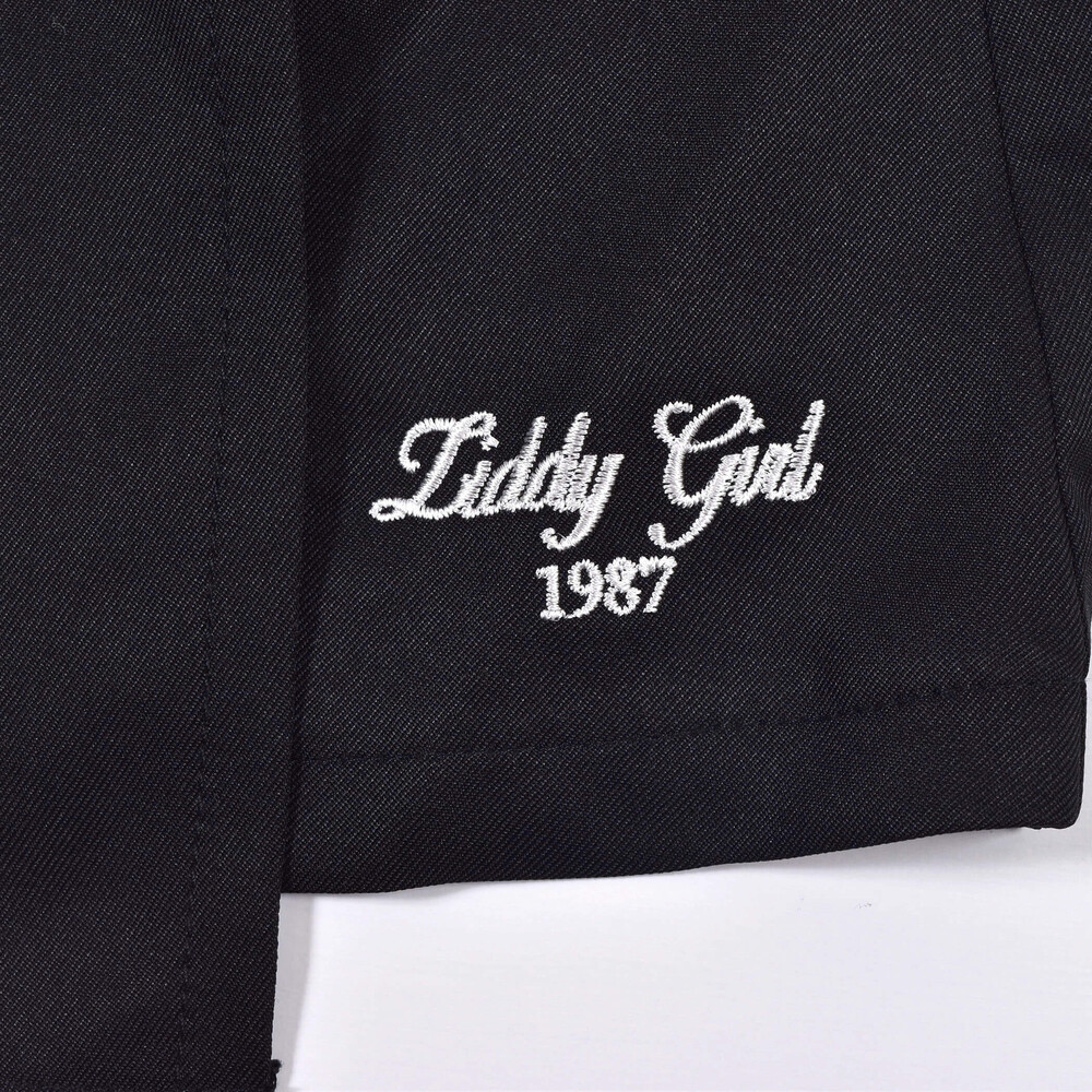 【ニコ☆プチ掲載】 プリーツ 巻き スカート パンツ(130cm~160cm) ブラック 130cm