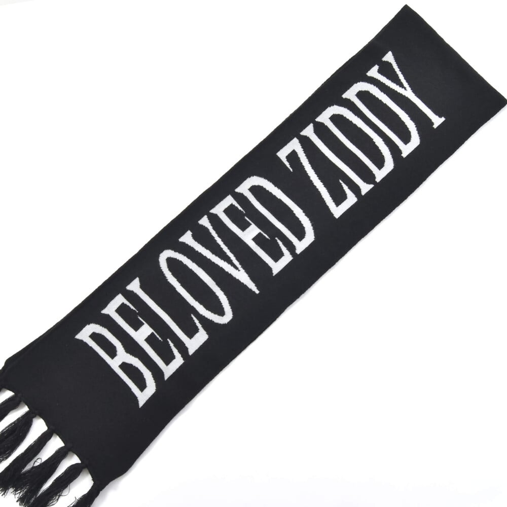 【 ニコ☆プチ 掲載 】ビッグロゴマフラー ブラック ワンサイズ