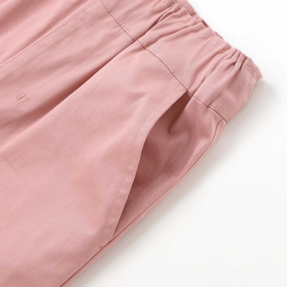 裾フリル6分丈パンツ(95~150cm) ブラック 95cm