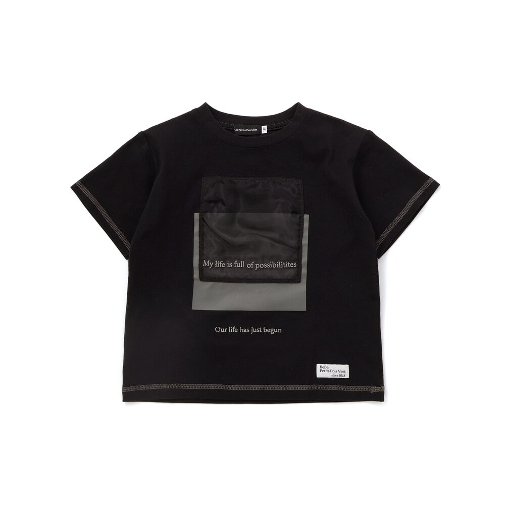 オーガンジーポイントTシャツ(95~160cm) ホワイト 160cm