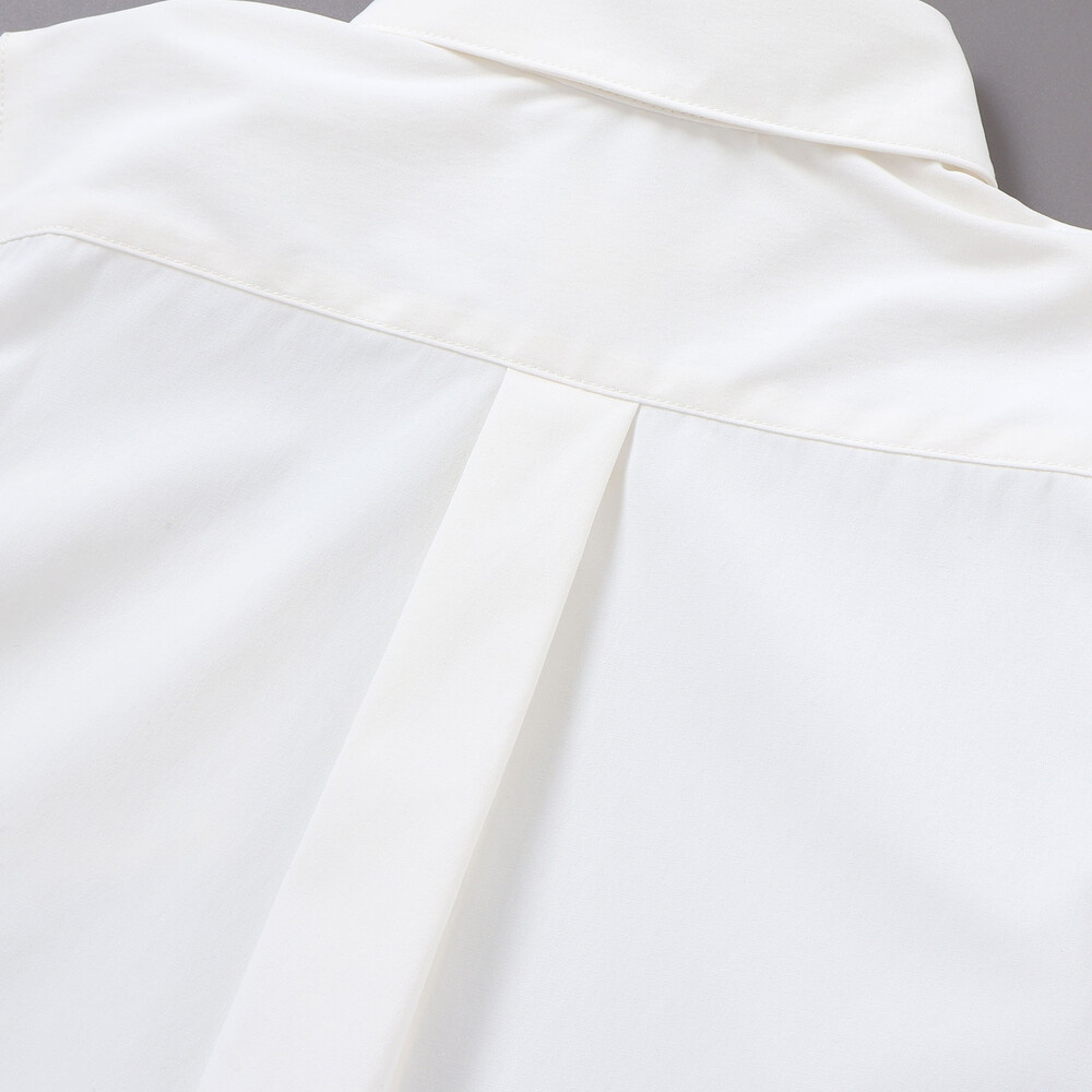 ストレッチナイロンシャツ(110~160cm) ホワイト 110cm