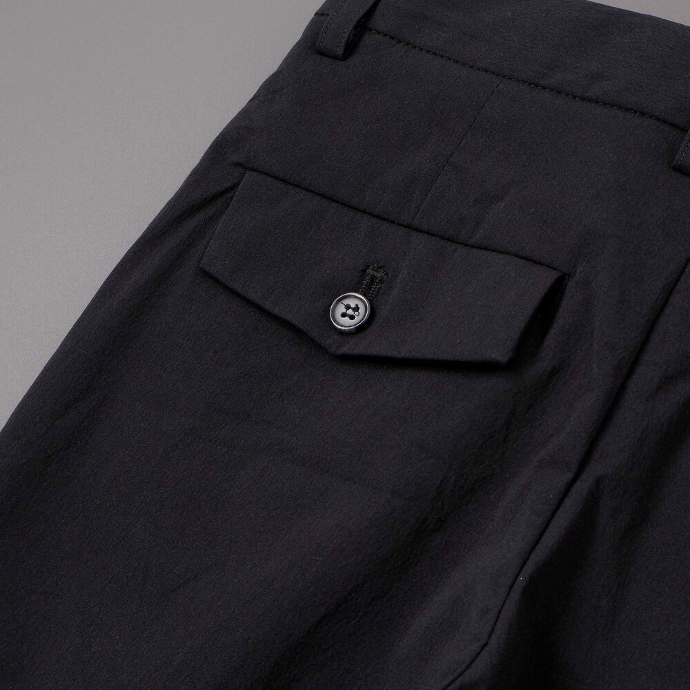 テーパードパンツナイロンハイストレッチ(110~160cm) ブラック 110cm