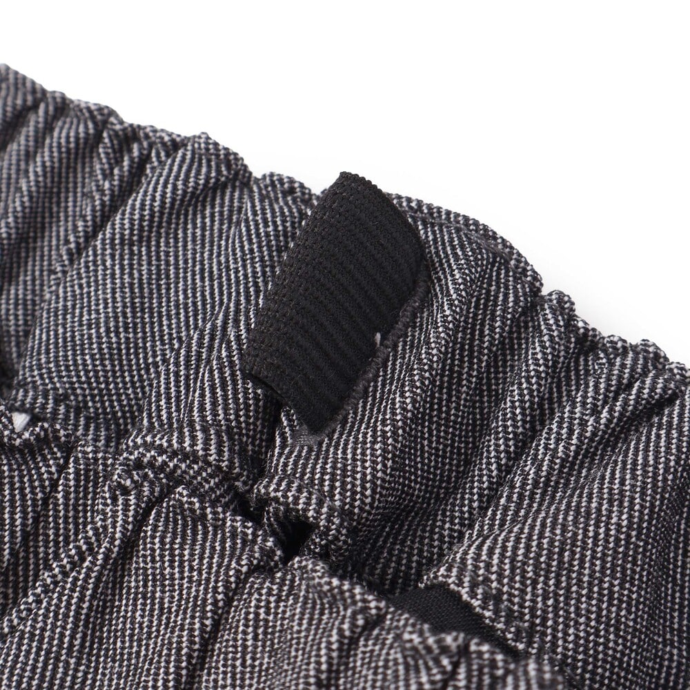 メランジストレッチ ストレートパンツ(100~160cm) ブラック 100cm