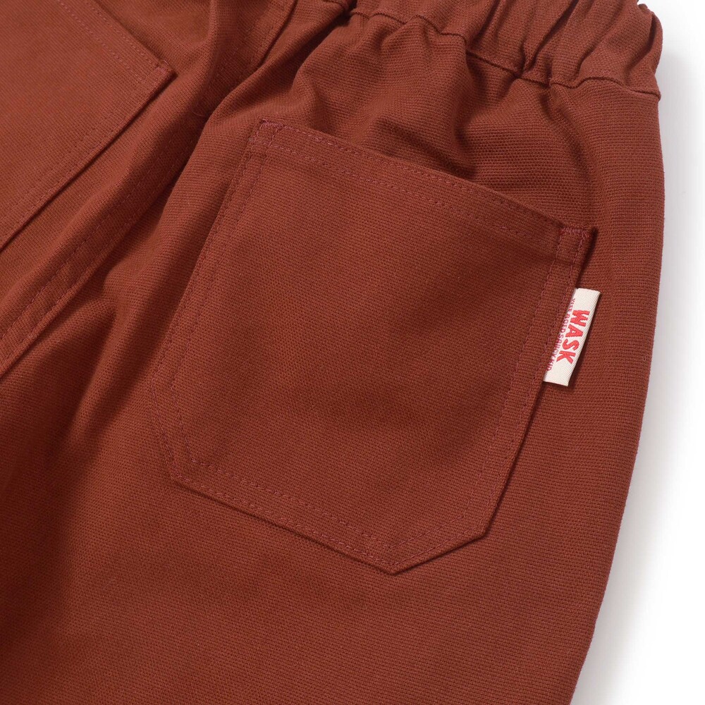 ストレッチキャンバス カーゴワイドパンツ(110~160cm) ネイビー 110cm