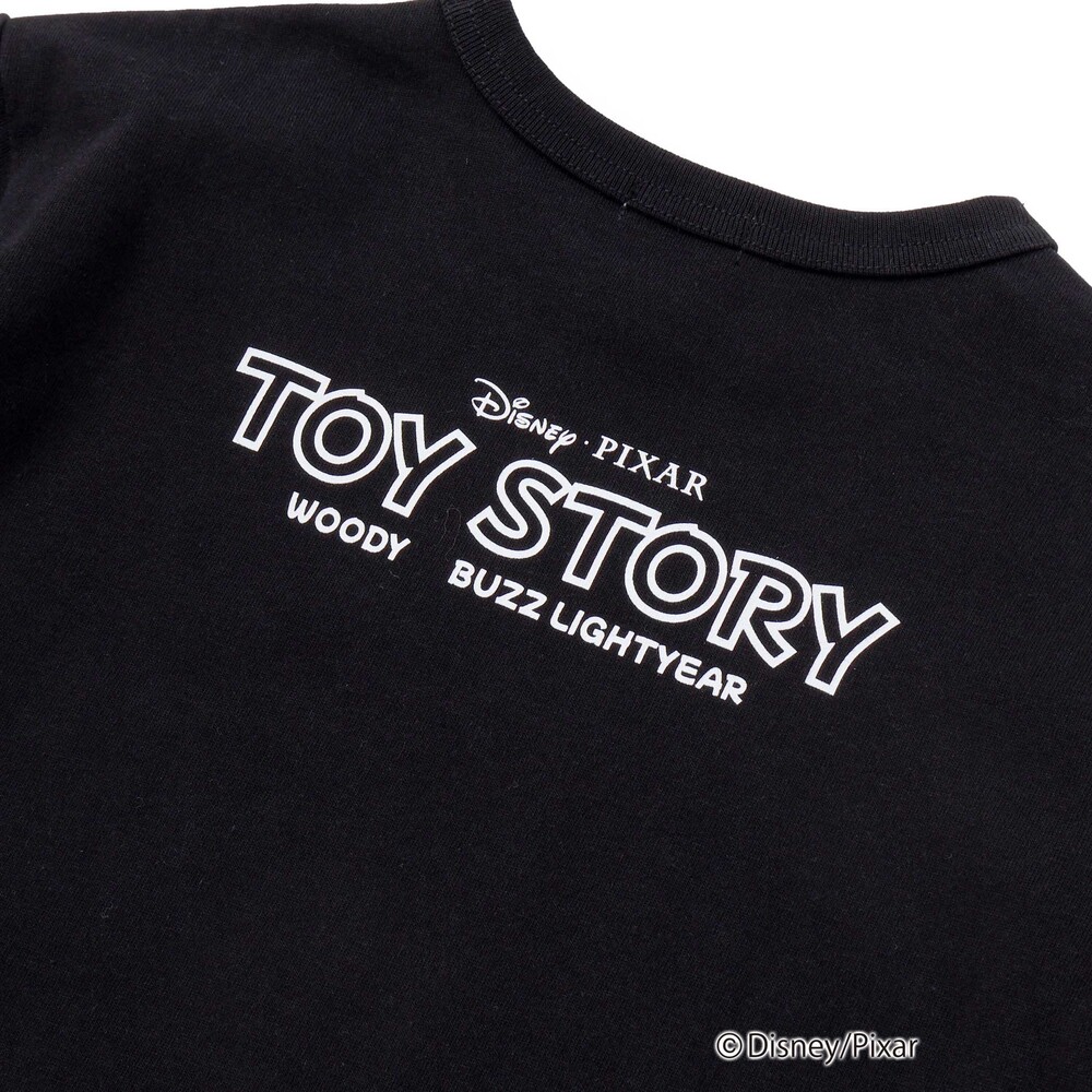 【TOY STORY】バックロゴビッグTシャツ(90~160cm) ブラック 110cm