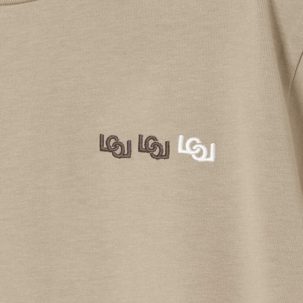 【トラベルポーチ付き】天竺スリット入りTシャツ2枚セット親子お揃い(110~140cm) グレー M(110~125cm)