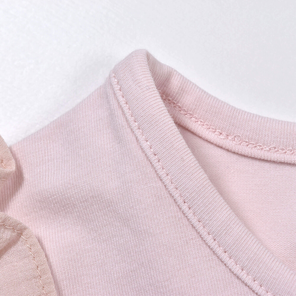 シフォン 袖 フリル Tシャツ (90~140cm) ピンク 140cm