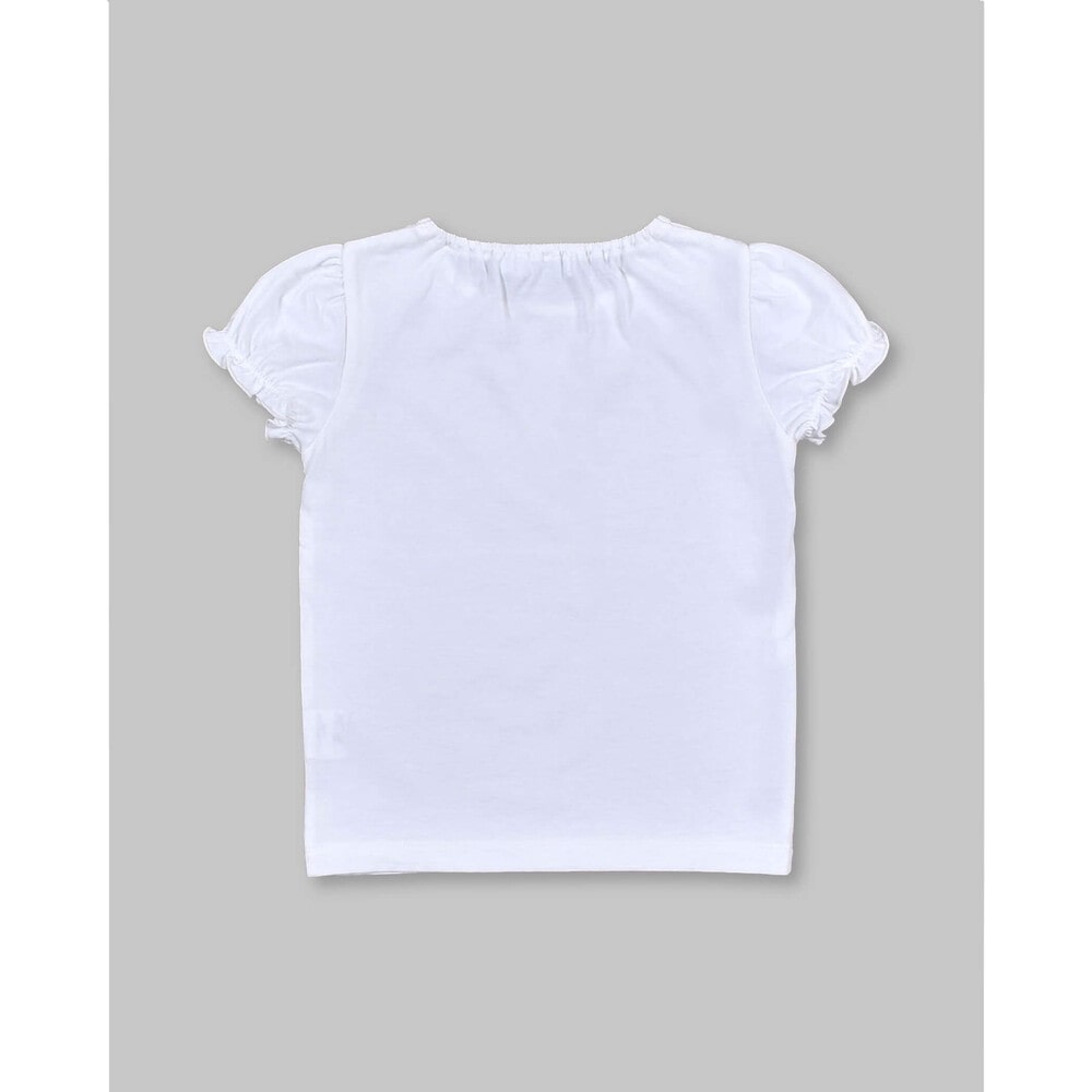 TC ロゴ ラインストーン パフスリーブ Tシャツ (90~140cm) ネイビー 110cm