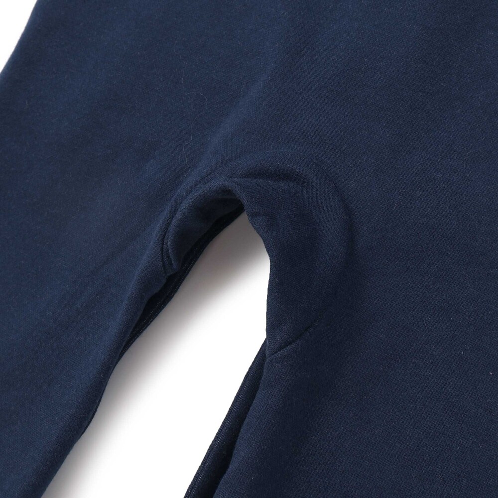 スムース×デニムニット サガラ刺しゅうドッキングカバーオールベビー(70~80cm) グレー系 70cm
