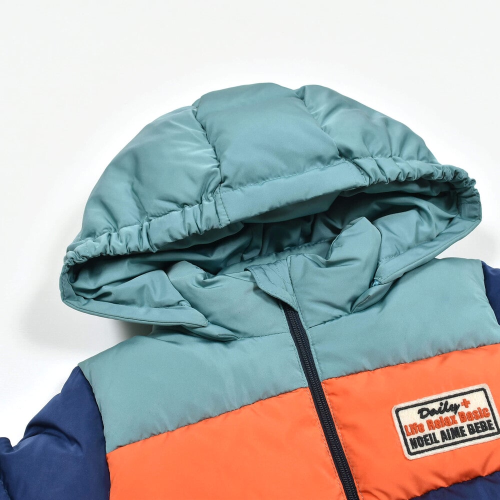 BeBe ダウンコート 90cm グリーン BeBe ダウンコート 90cm グリーン