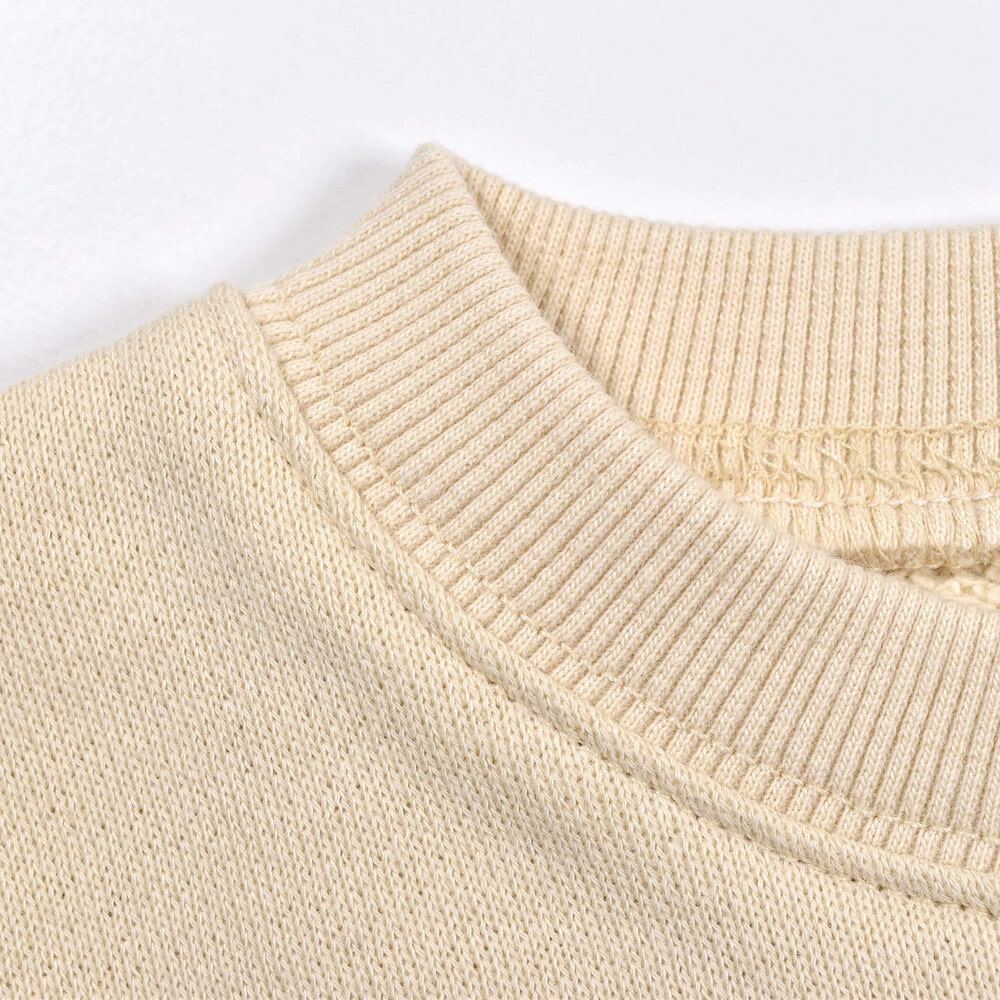 【 Disney 】 ミニーマウス チェック 柄 フェイク ワンピース (80~130cm) ベージュ 100cm