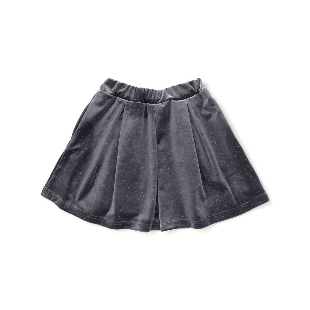 きらめくラメドットベロアビスチェセットアップ(90~130cm) ブラウン 90cm