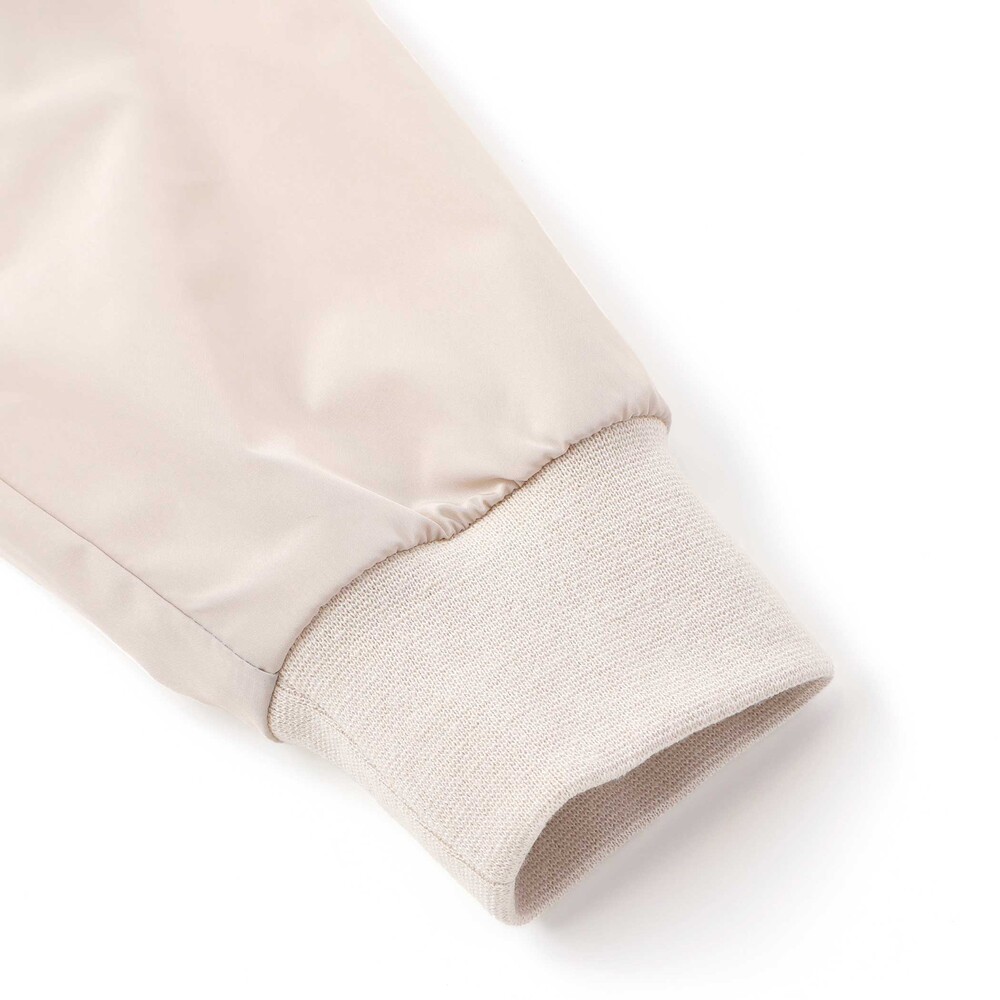 恐竜ロゴ刺しゅうデニム風ニットスタジャン(90~130cm) ブルー 90cm