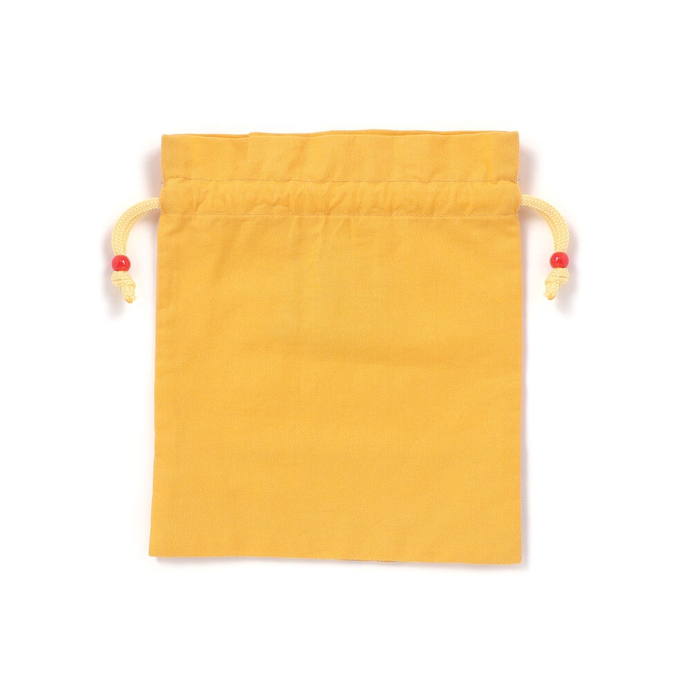 【シナモロール/ポムポムプリン×SLAPSLIP】フロントプリントフリルチェック巾着 ブルー ワンサイズ