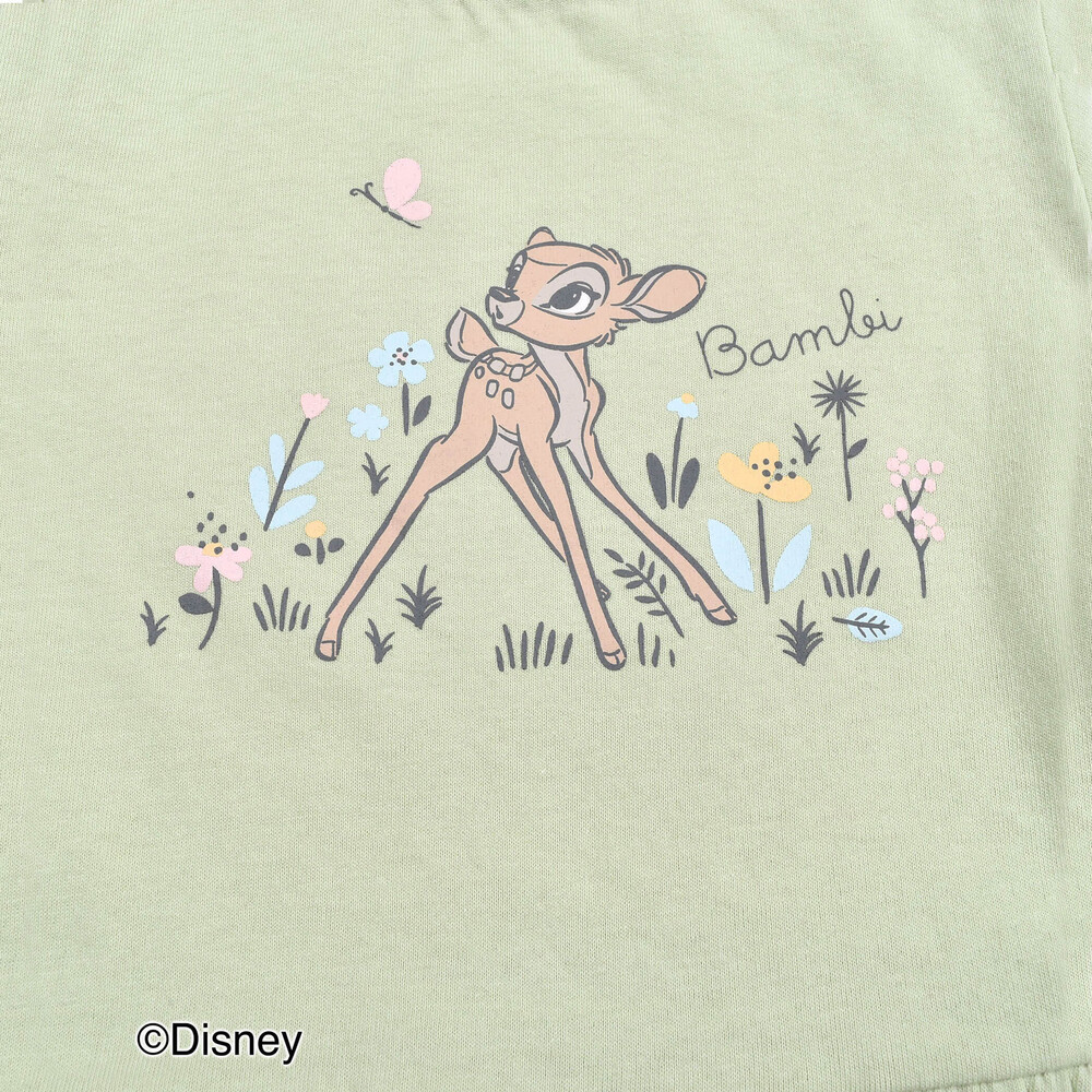 Disney バンビ ミスバニー リボン プリント Tシャツ 80 130cm 80cm グリーン トップス 子供服べべの公式通販サイト Bebe Mall