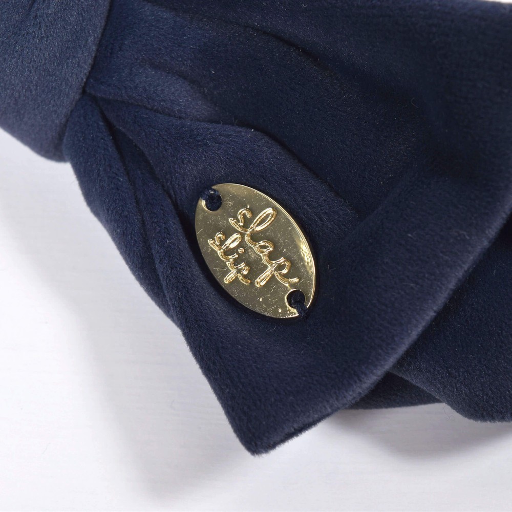 チャーム ベロアフリース リボン カチューム ベビー ネイビー ワンサイズ