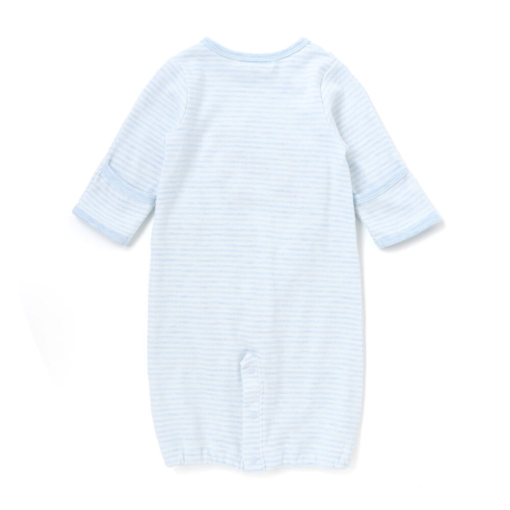 アニマルクマウサギ恐竜お星さまパッチ2WAYオールベビー(50~70cm) ピンク ワンサイズ(50-70cm)