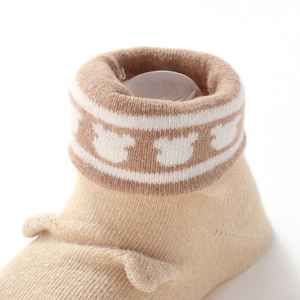 クマウサギ恐竜モチーフソックスベビー(9~12cm) グリーン(恐竜) ワンサイズ(9-12cm)