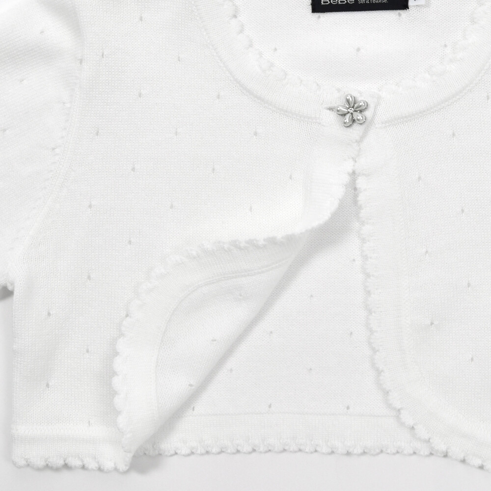 ニットボレロカーディガン(110~130cm) ネイビー 110cm