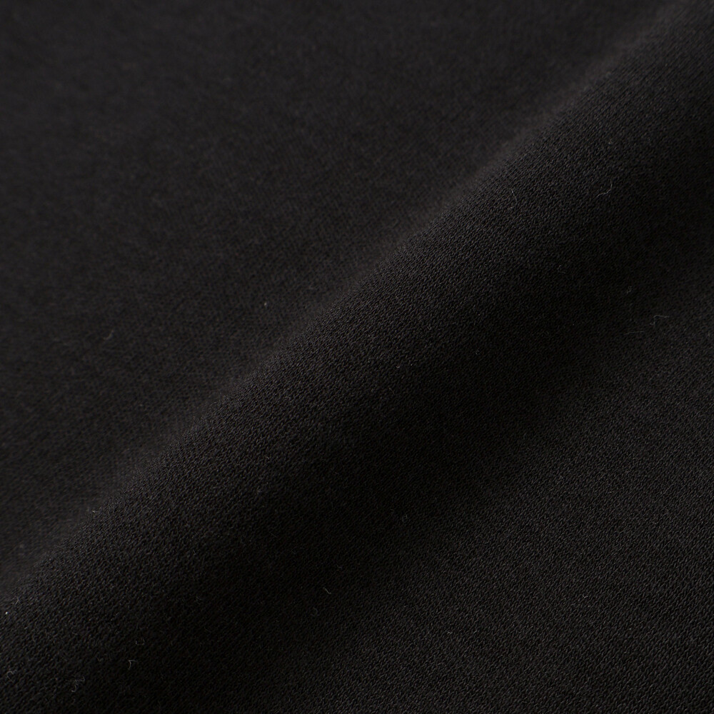 スキンケアスムースハイネック長袖Tシャツ(90~150cm) ブラック 90cm