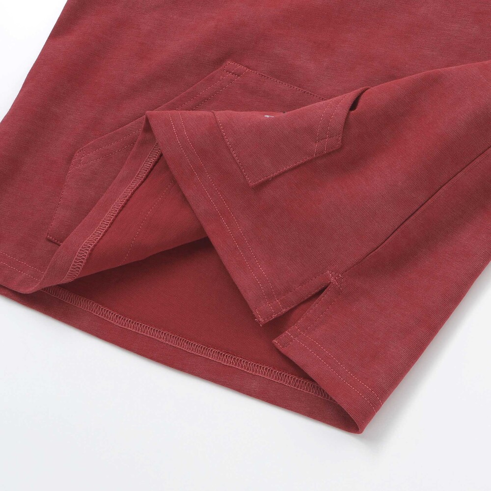 【限定商品】カンガルーポケットロングTシャツ(95~150cm) ブラック系 95cm