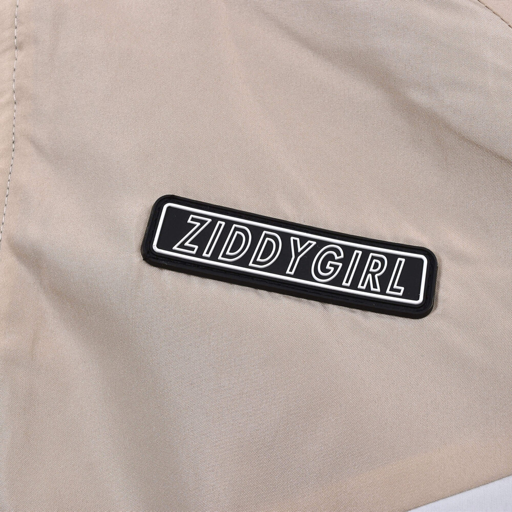 【ニコ☆プチ掲載】 ライン 入り タフタ 裏 ボア リバーシブル 長袖 パーカー (130~160cm) ピンク 130cm