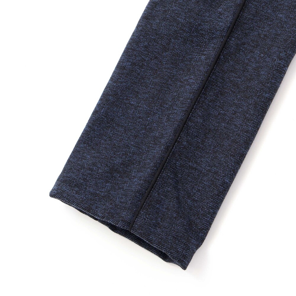 ヘリンボーンパイピングロングパンツ(95~160cm) グレー系 95cm