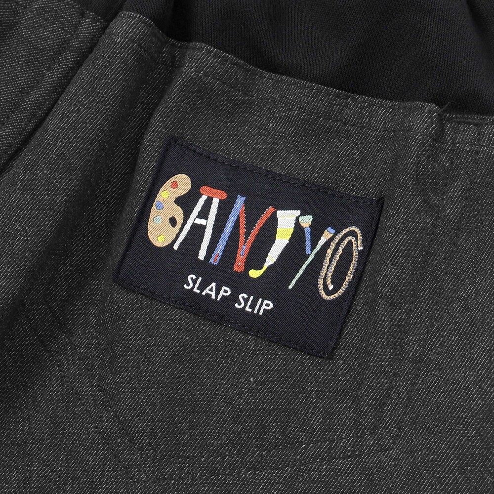 【GANJYO】カラー切り替えパンツ(80~130cm) ネイビー 80cm